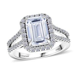 IGI Certified Luxuriant Lab Grown Diamond E-F VS 3.33 ctw Ring in 950 Platinum (Size 6.0)