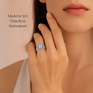 IGI Certified Luxuriant Lab Grown Diamond E-F VS 3.33 ctw Celestial Gate Ring in 950 Platinum (Size 9.0) (Del. In 12-15 Days)