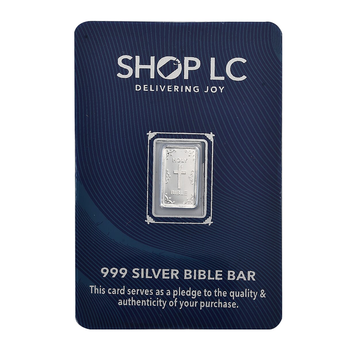 999.9 Fine Silver Holy Bible Bar 1 Grams