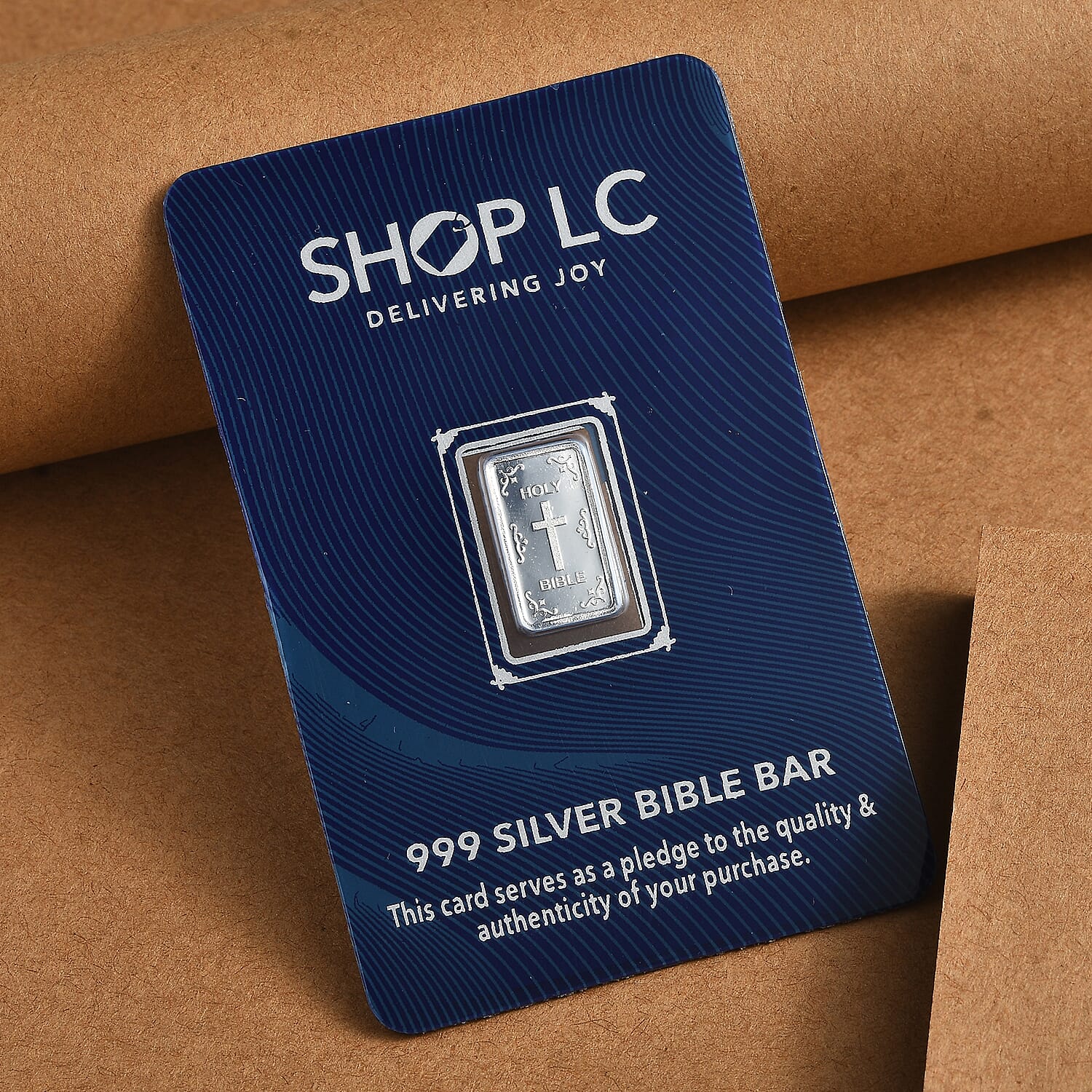 999.9 Fine Silver Holy Bible Bar 1 Grams