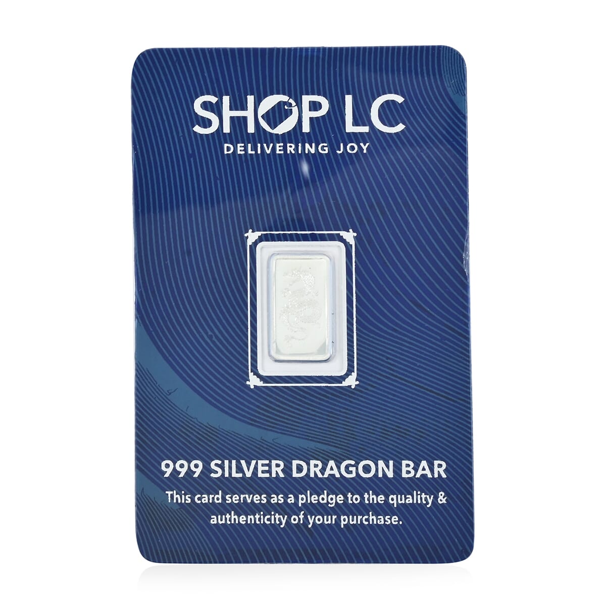 999.9 Fine Silver Dragon Bar 1 Grams image number 0