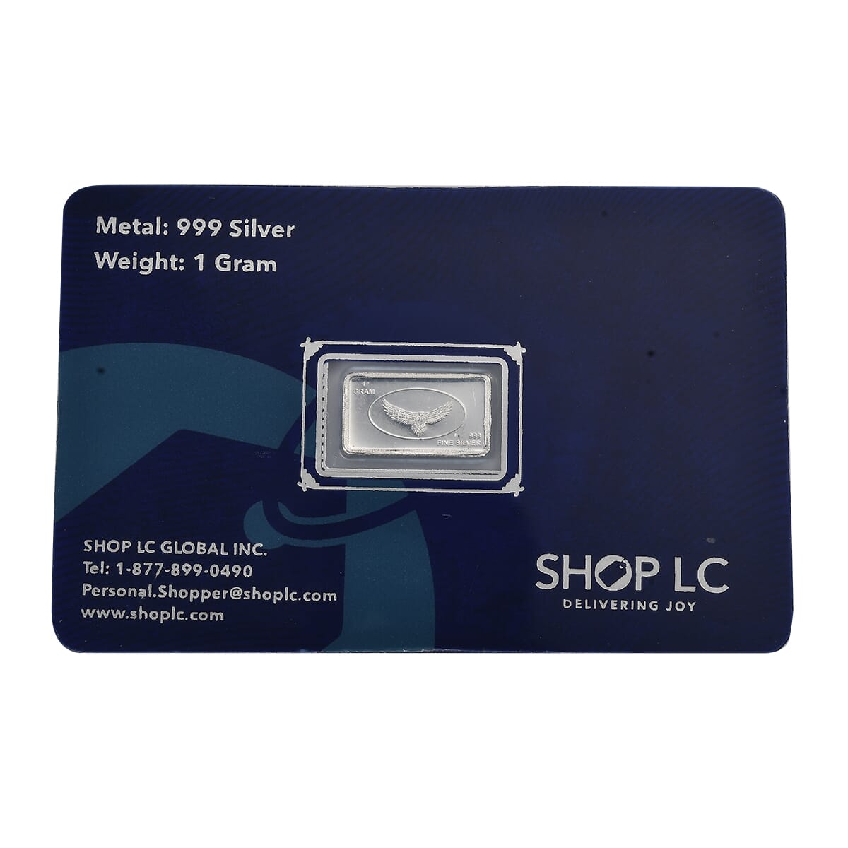 999.9 Fine Silver American Pride Eagle Bar 1 Grams image number 3