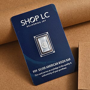  999.9 Fine Silver American Bison Bar (1 g)