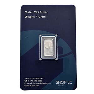  999.9 Fine Silver American Bison Bar (1 g)