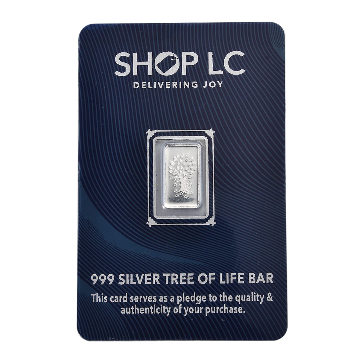 999.9 Fine Silver Tree of Life Bar 1 Grams image number 0