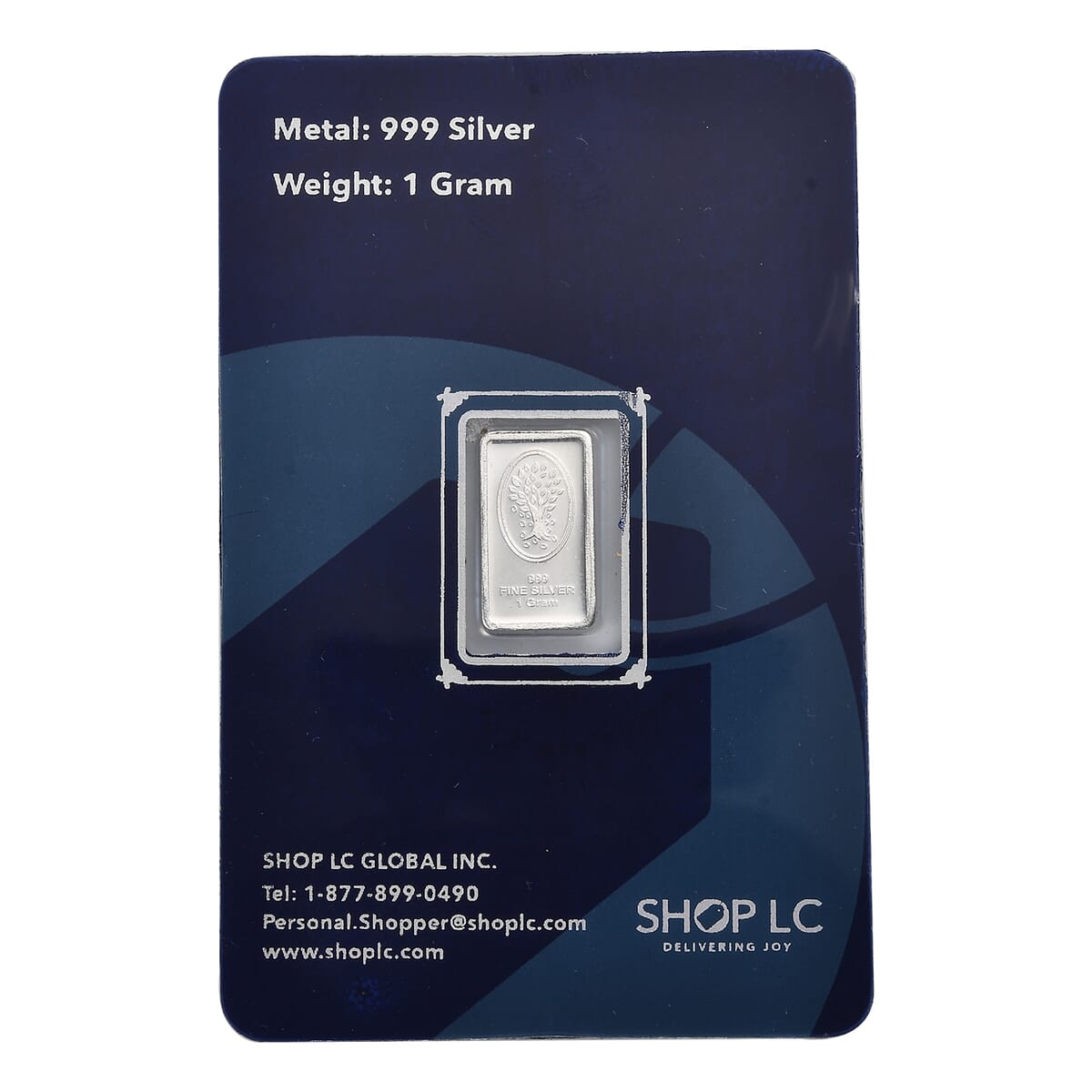 999.9 Fine Silver Tree of Life Bar 1 Grams image number 3