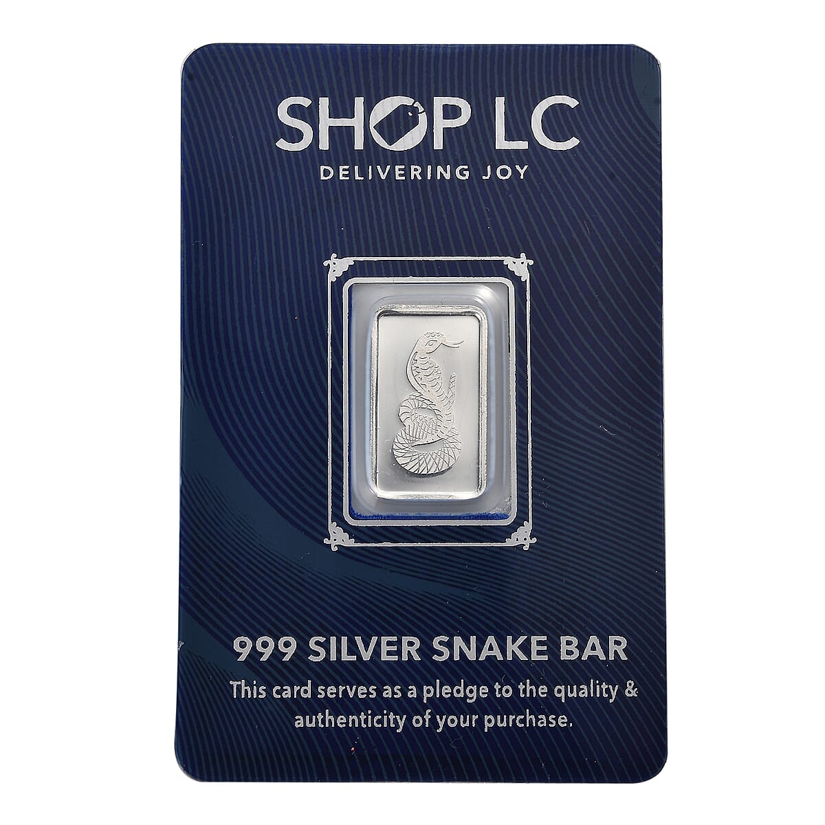 999.9 Fine Silver Snake Bar 2 Grams image number 0