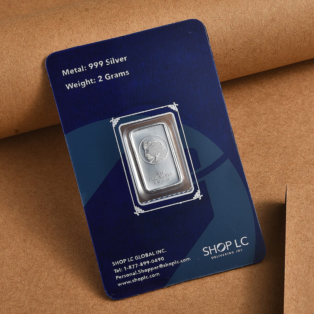 999.9 Fine Silver Fortuna Bar 2 Grams image number 2