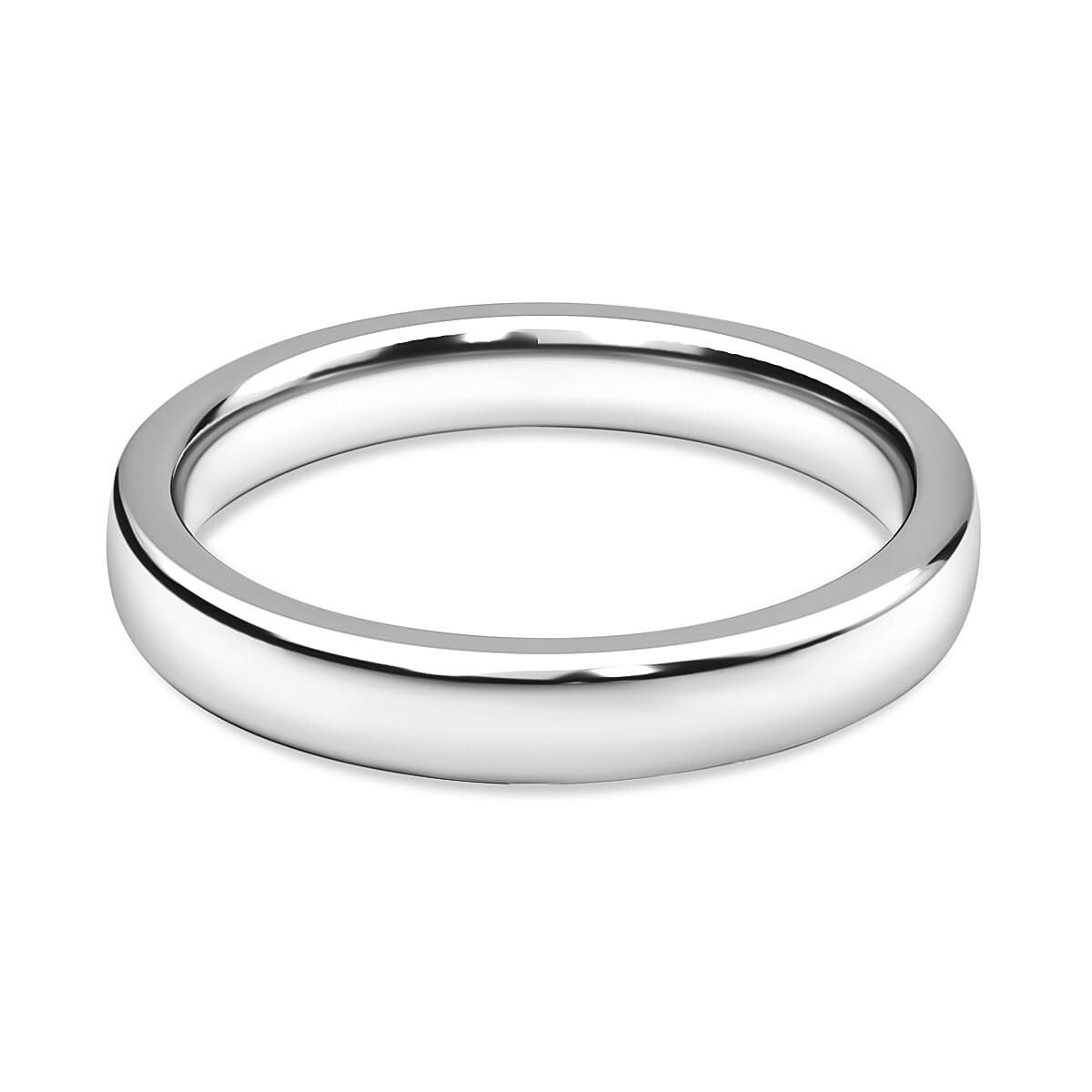 Band Ring in 10K White Gold (Size 10.0) 3.80 Grams (Del. in 10-12 Days) image number 4