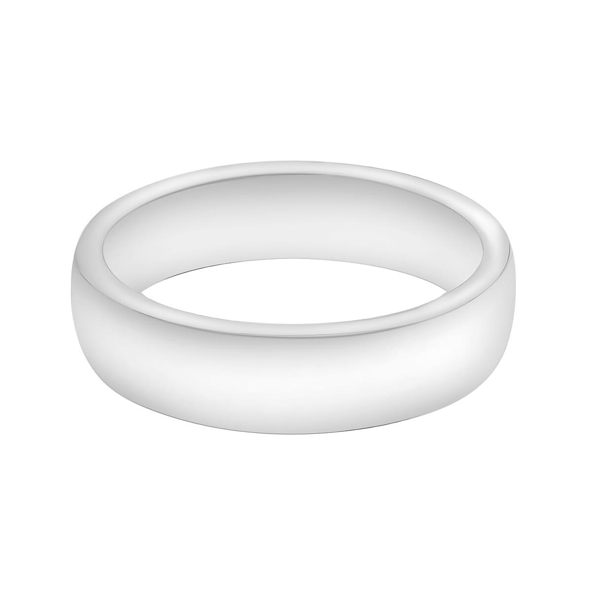 Band Ring in 950 Platinum (Size 10.0) 8 Grams image number 0