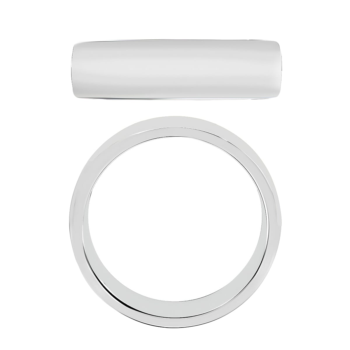Band Ring in 950 Platinum (Size 10.0) 8 Grams image number 3