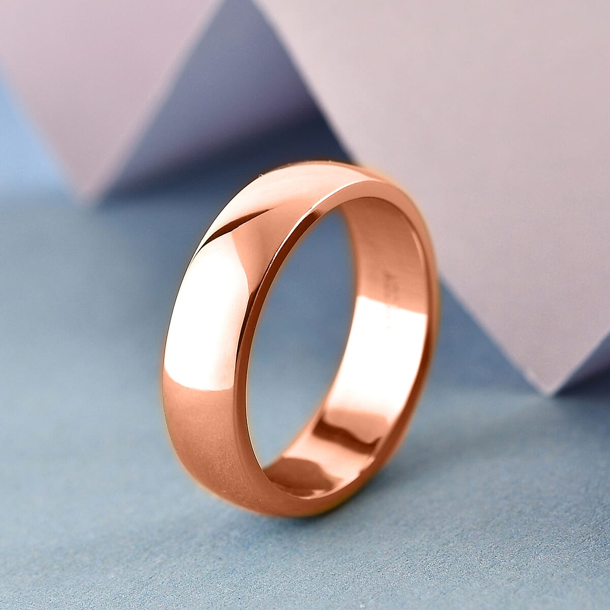 Band Ring in 14K Rose Gold (Size 9.5) 6.50 Grams (Del. in 10-12 Days) image number 1