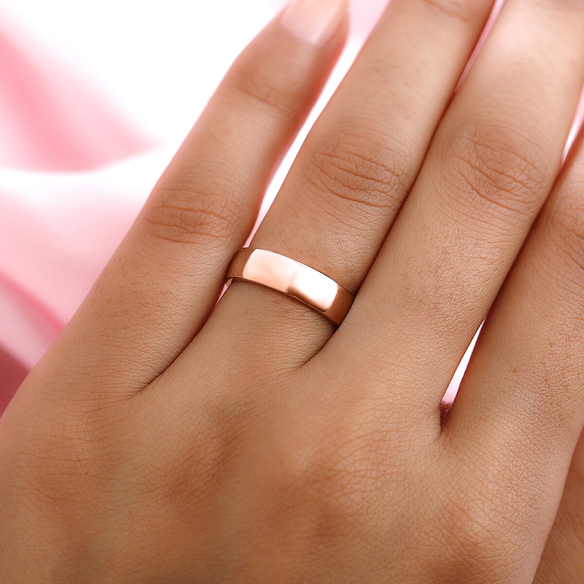 Band Ring in 14K Rose Gold (Size 9.5) 6.50 Grams (Del. in 10-12 Days) image number 2