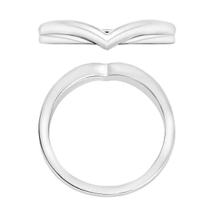 Wishbone Ring in 10K White Gold (Size 10.0) 5 Grams (Del. in 10-12 Days)