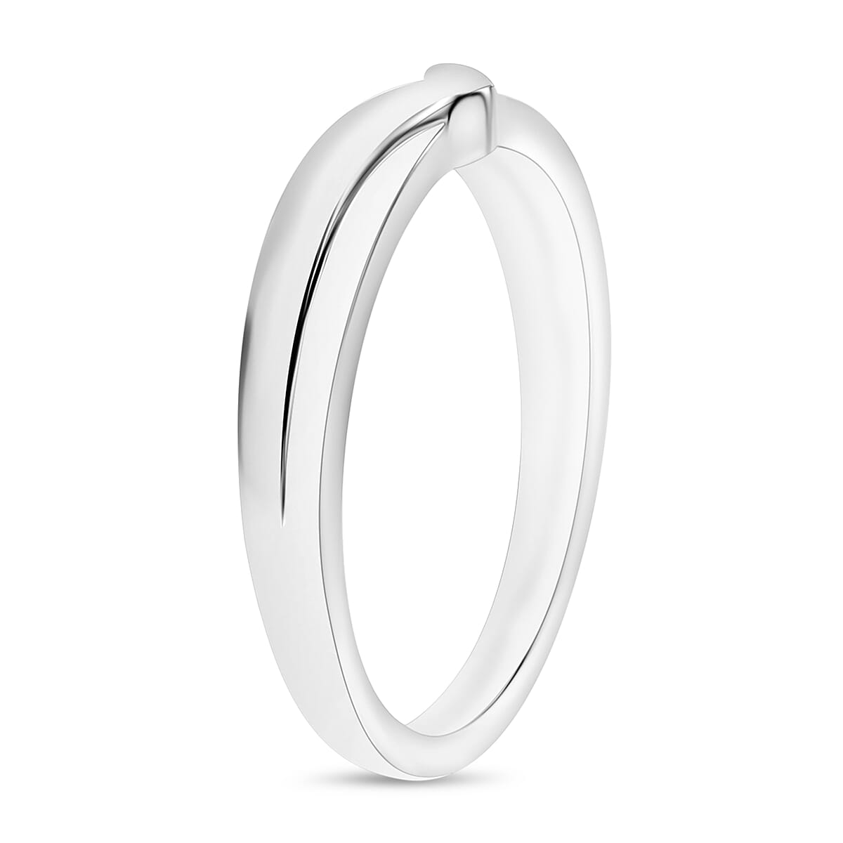 Wishbone Ring in 18K White Gold (Size 9.5) 6 Grams (Del. in 10-12 Days) image number 2