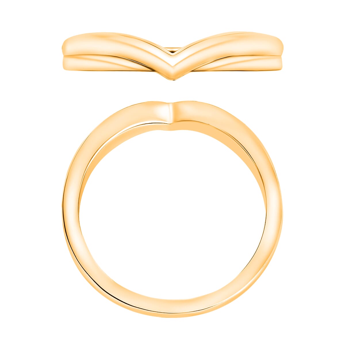 Wishbone Ring in 18K Yellow Gold (Size 4.0) 6 Grams image number 3