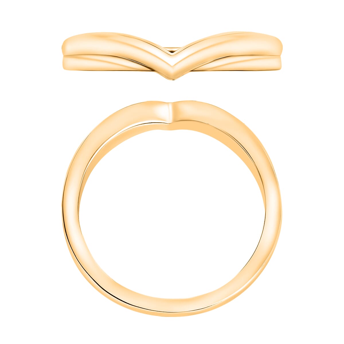 Wishbone Ring in 14K Yellow Gold (Size 6.0) 5.50 Grams image number 3