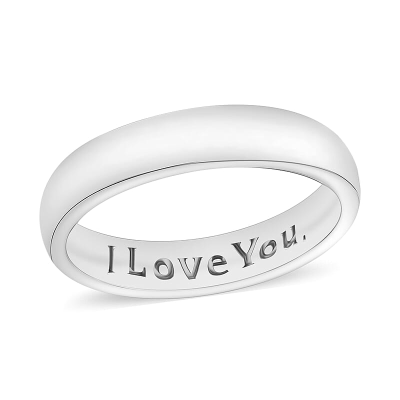 D'Joy Rhapsody Band Ring in 950 Platinum (Size 10.0) 6 Grams