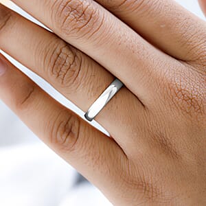 Rhapsody Band Ring in 950 Platinum (Size 10.0) 5.50 Grams