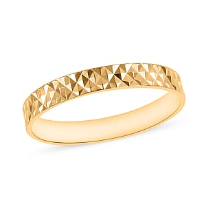 Diamond-cut Band Ring in 22K Yellow Gold (Size 10.0) 2.50 Grams