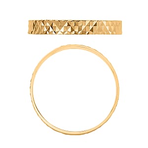 Diamond-cut Band Ring in 22K Yellow Gold (Size 10.0) 2.50 Grams