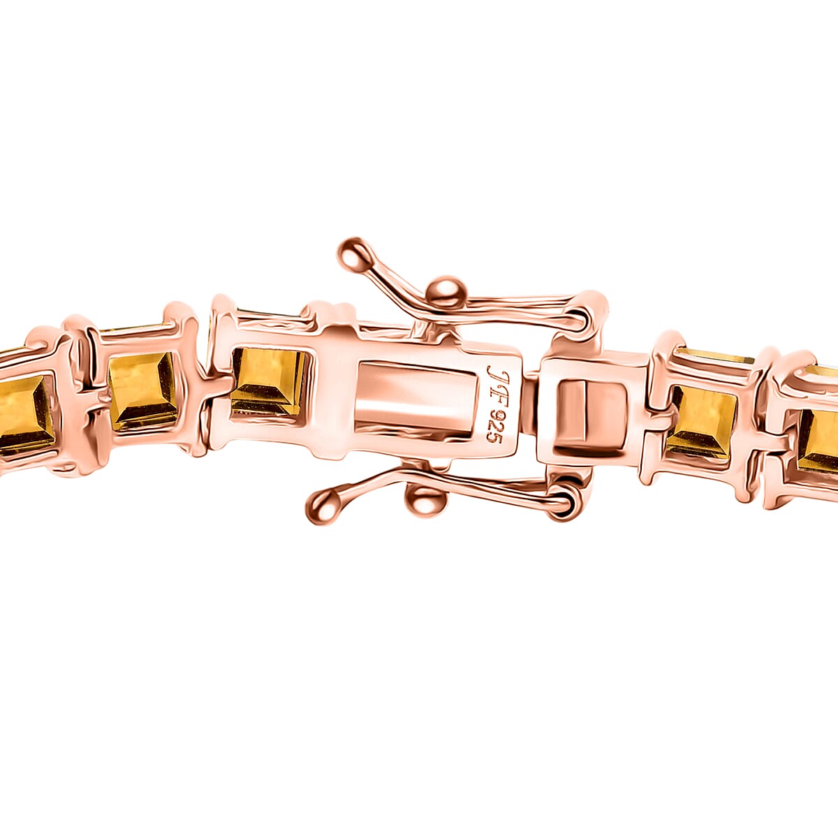 Premium Brazilian Citrine 20.15 ctw Tennis Bracelet in 18K Vermeil Rose Gold Over Sterling Silver (6.50 In) (Del. in 10-12 Days) image number 2