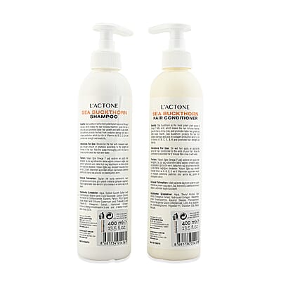 Sea Buckthorn Set of 2 Honey Collagen Milik Shampoo and Conditioner 13.5 oz