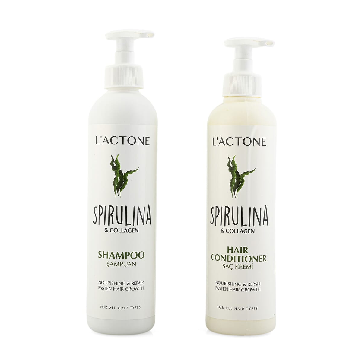 Sea Buckthorn Spirulina Set of 2 Shampoo and Conditioner 13.5oz image number 0
