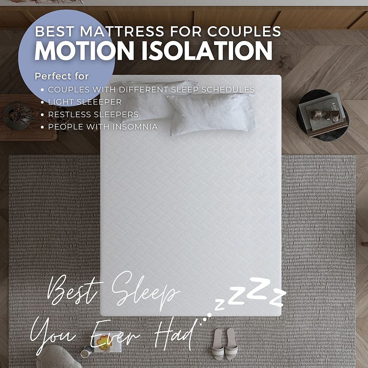  L'Baiet 8-inch Cool Gel Memory Foam Mattress -Full image number 3