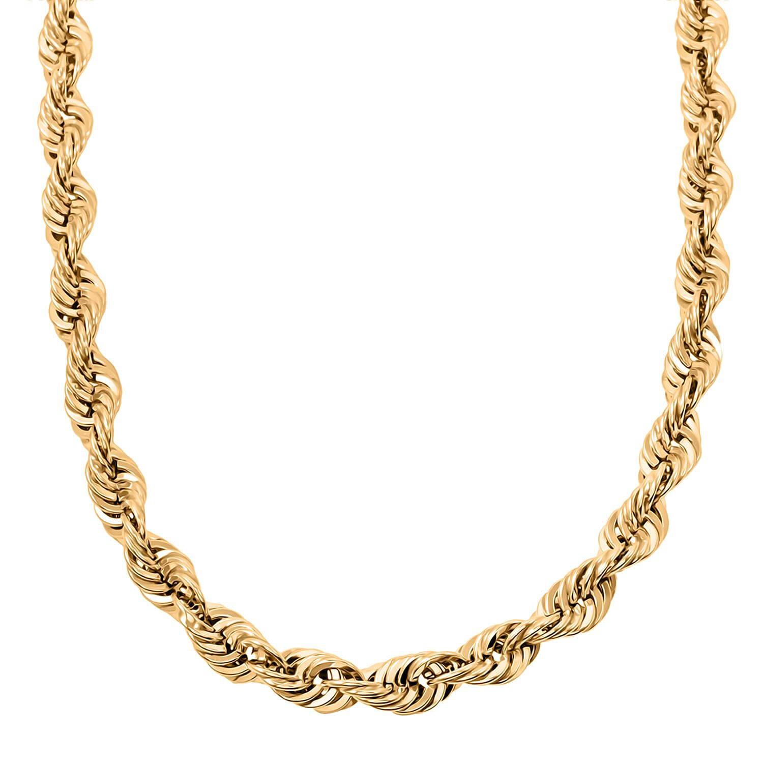 8mm Super Shiny Chain Necklace in 10K Yellow Gold 36.90 Grams 28 Inches