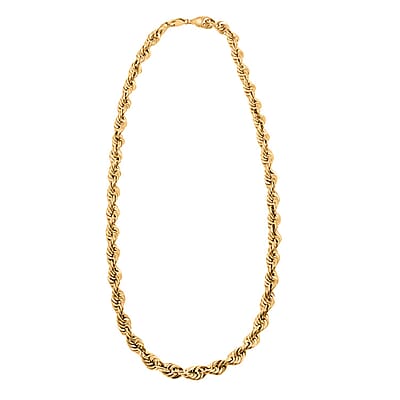 8mm Super Shiny Chain Necklace in 10K Yellow Gold 40.8 Grams 30 Inches
