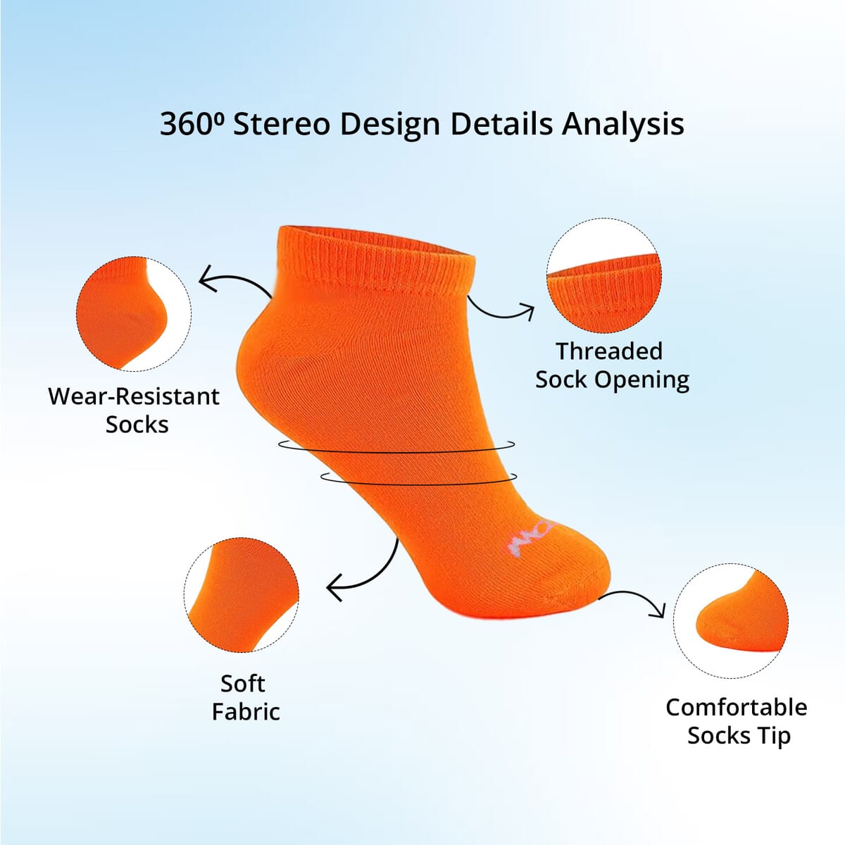 Mossimo 20 Pairs No Show Women's Socks - Multi Color (Sizes 4-10) (Ships in 8-10 Business Days) image number 2