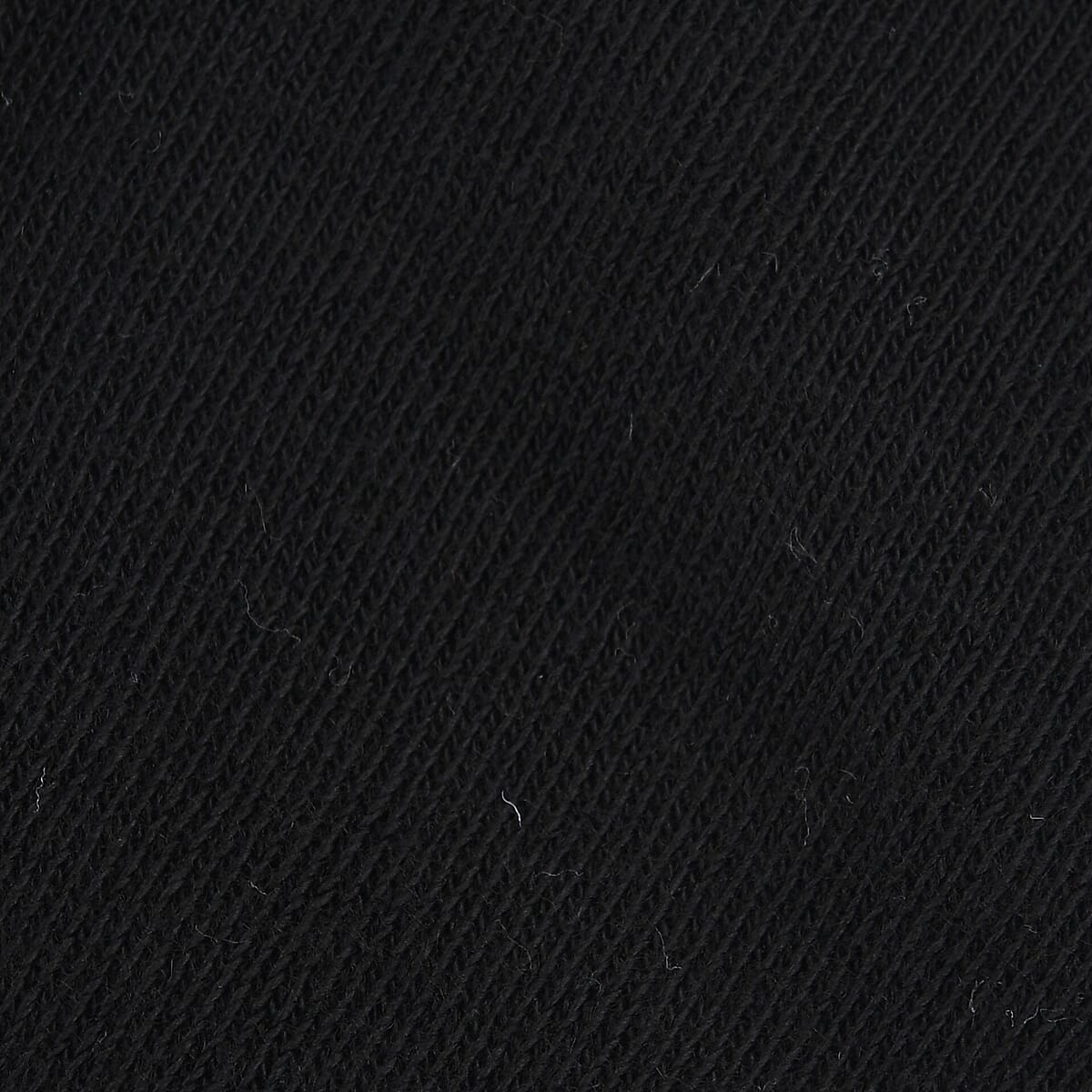 Set of 10 Pairs 97% Polyester and 3% Spandex Kneehigh Socks - Black image number 5