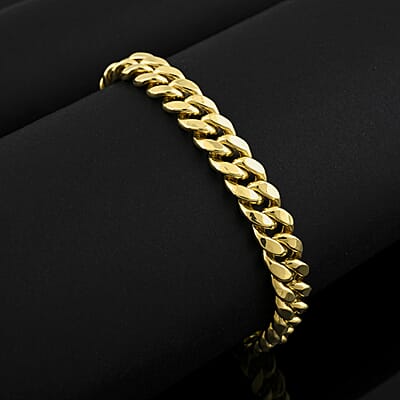 14K Yellow Gold 6.5mm Miami Cuban Chain Bracelet (8.50 In) 15.5 Grams