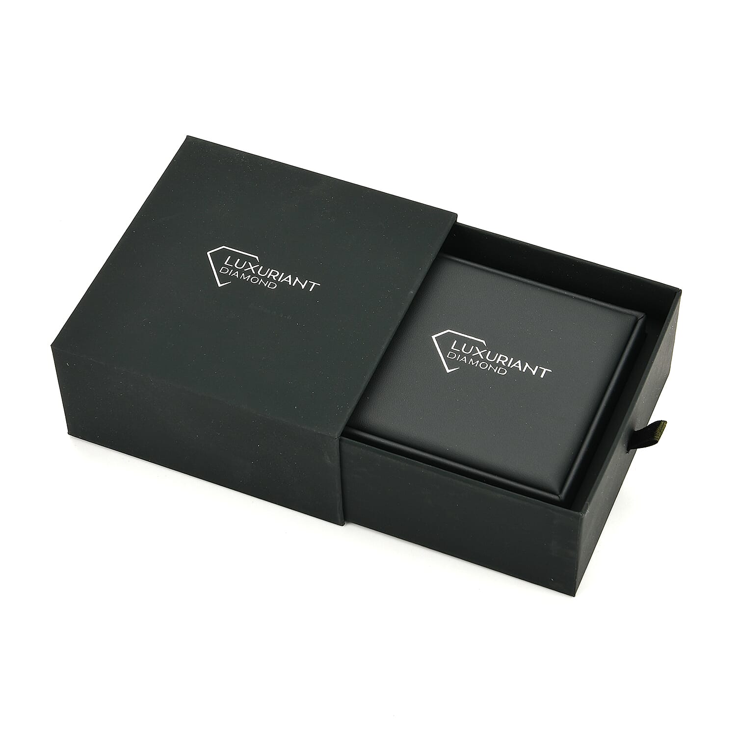 Luxuriant Green Faux Leather LED Set Box (4.33×2.76)