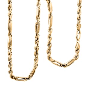 5mm Milano Chain Necklace in 10K Yellow Gold 10.4 Grams 24 Inches