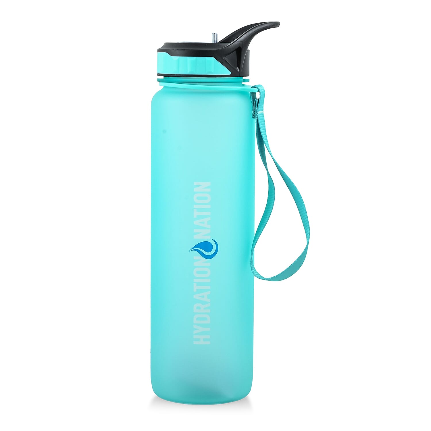 Hydration Nation 32oz Water Bottle with Straw - Green