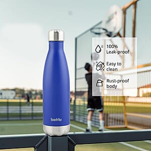 Best 4 U 17oz Insulated Stainless Steel Water Bottle -Blue