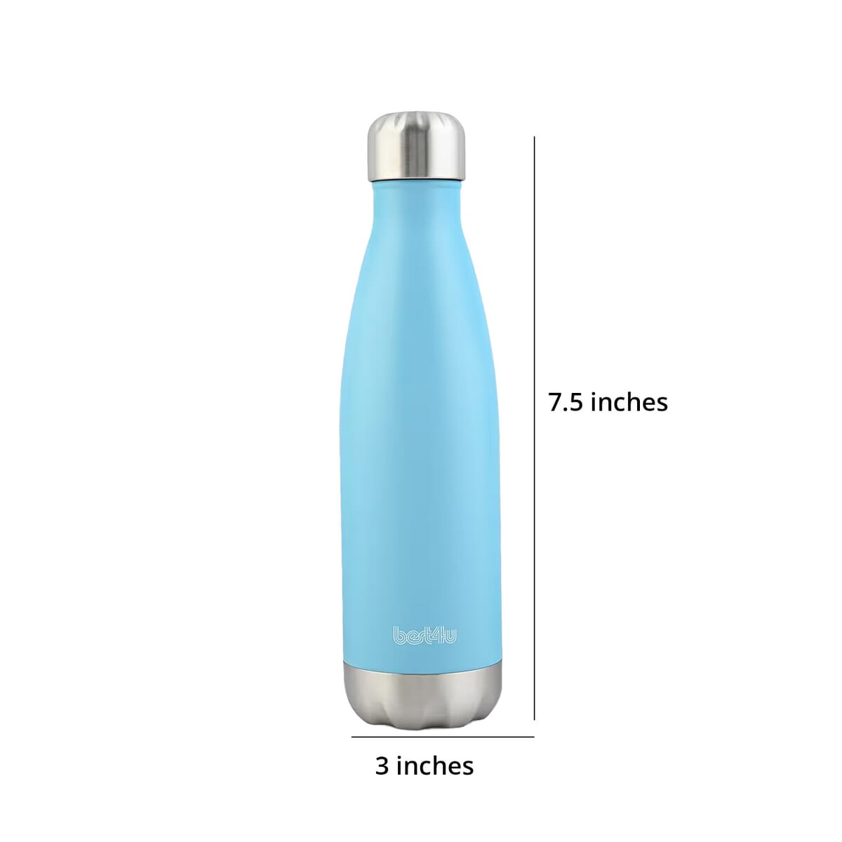 Best 4 U 17oz Insulated Stainless Steel Water Bottle -Teal image number 6