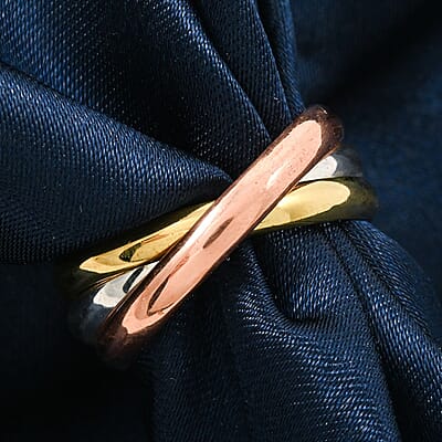 Sterling Silver and Platinum Bond Ring (Size 6.0)