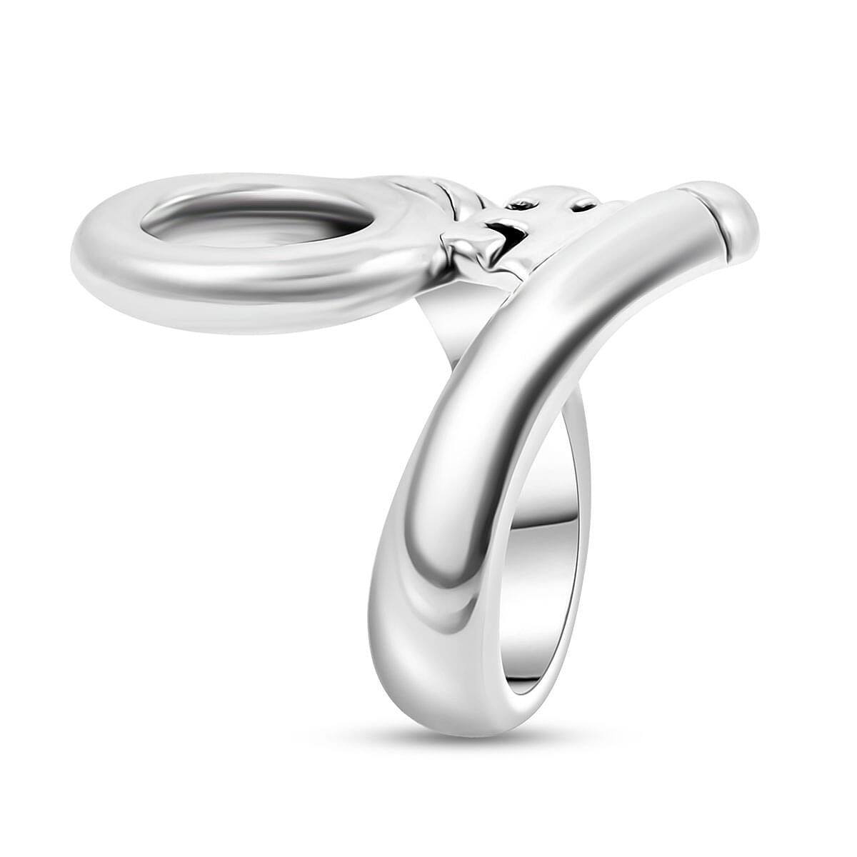 Sterling Silver Ring (Size 10.0) 4.10 Grams image number 3