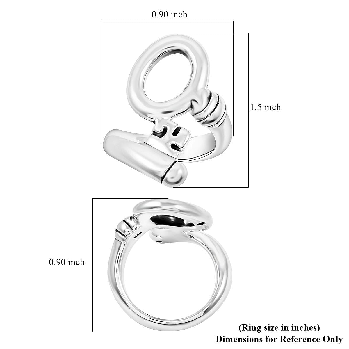 Sterling Silver Ring (Size 10.0) 4.10 Grams image number 4