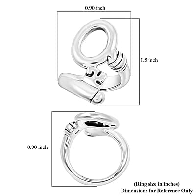 Sterling Silver Ring (Size 10.0) 4.10 Grams