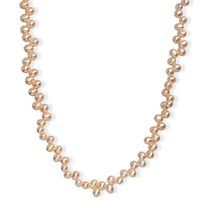 Golden Fresh Water Pearl Dancing Bubbles Necklace in 18K Vermeil Yellow Gold Over Sterling Silver 18 Inches