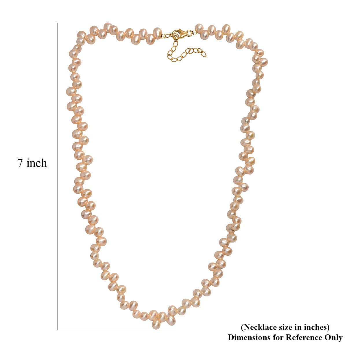 Golden Fresh Water Pearl Dancing Bubbles Necklace in 18K Vermeil Yellow Gold Over Sterling Silver 18 Inches image number 5
