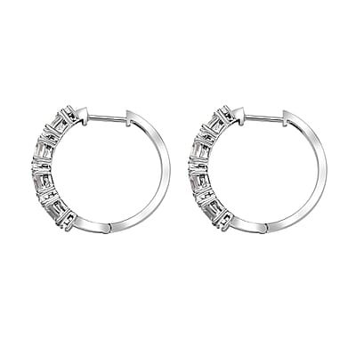 D'Joy Golconda Topaz 3.90 ctw Fancy Earrings in Platinum Over Sterling Silver