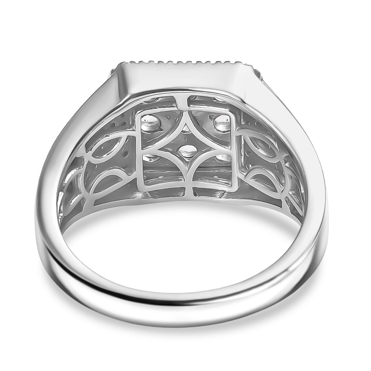 Karis Golconda Topaz Mens Ring in Platinum Bond (Size 13.0) 1.65 ctw image number 4