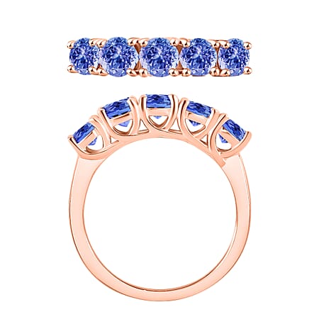 Tanzanite/1.25/Rose Gold Over Sterling Silver / 10 - Product card gallery slide 4 (10178790883641)