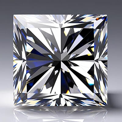 IGI Certified Luxuriant Lab Grown Diamond (Princess) (G, VS2) 2.00 ctw
