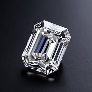 IGI Certified Luxuriant Lab Grown Diamond (Emerald) (E-F, VS) 2.50 ctw